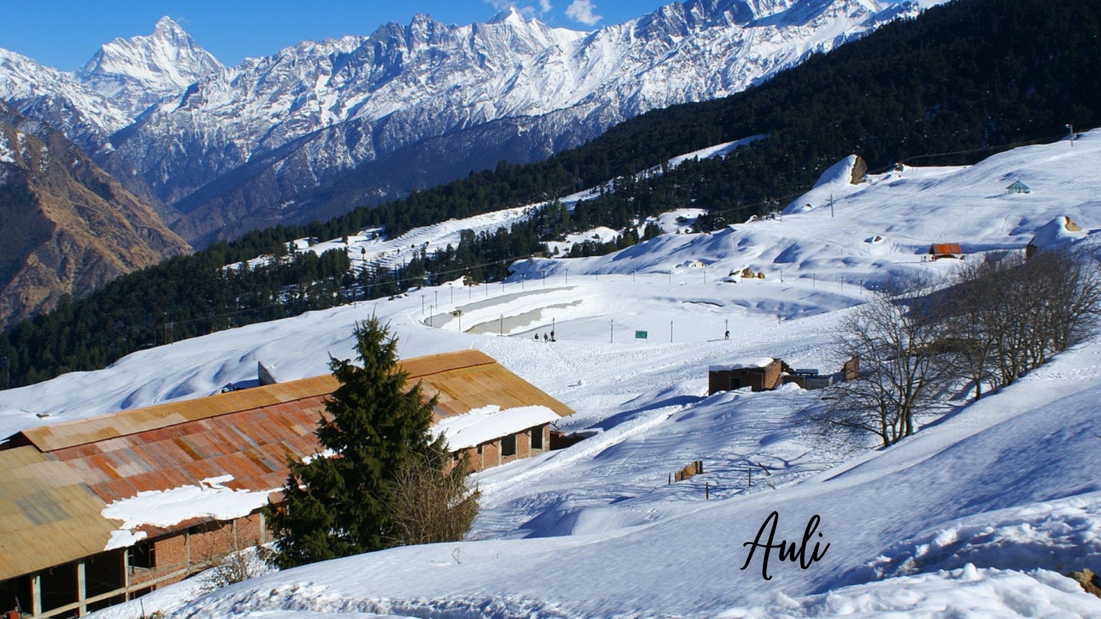 Auli - Snowy Honeymoon Destinations in India