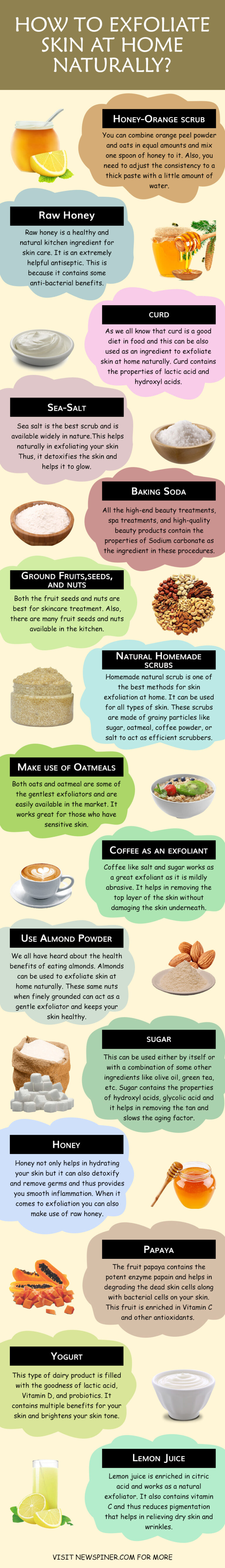 How to Exfoliate Skin at Home Naturally Home Remedies to Exfoliate Skin