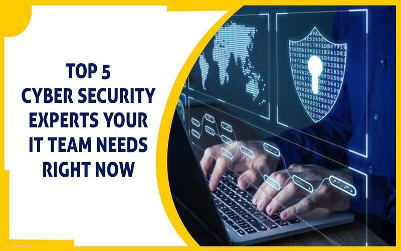 Top 5 Cyber Security Experts Your IT Team Needs Right Now