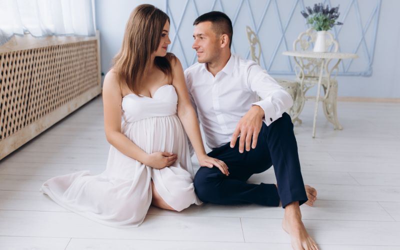 Matching Outfits Maternity Photoshoot