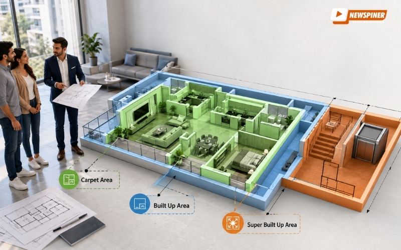 Built Up Area vs Carpet Area